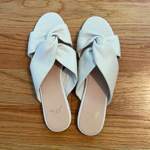 J Crew Twisted Knot Soft Leather Sandals